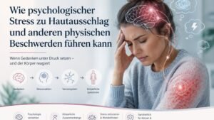Wie psychologischer Stress zu Hautausschlag und anderen körperlichen Beschwerden führen kann